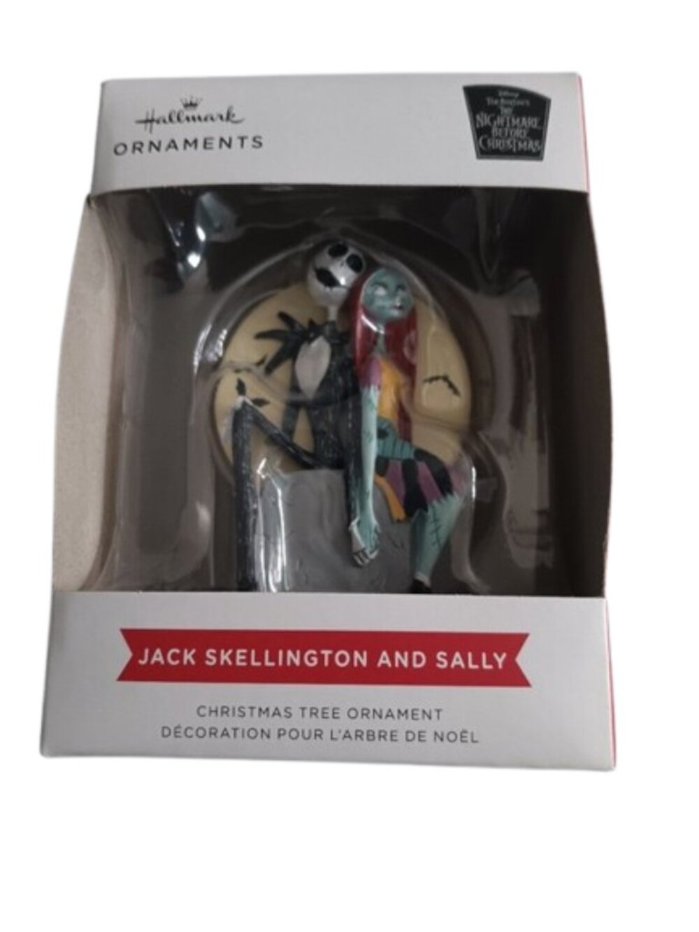 2022 Hallmark Jack Skellington Sally Nightmare Before Christmas Ornament 3HCM159
